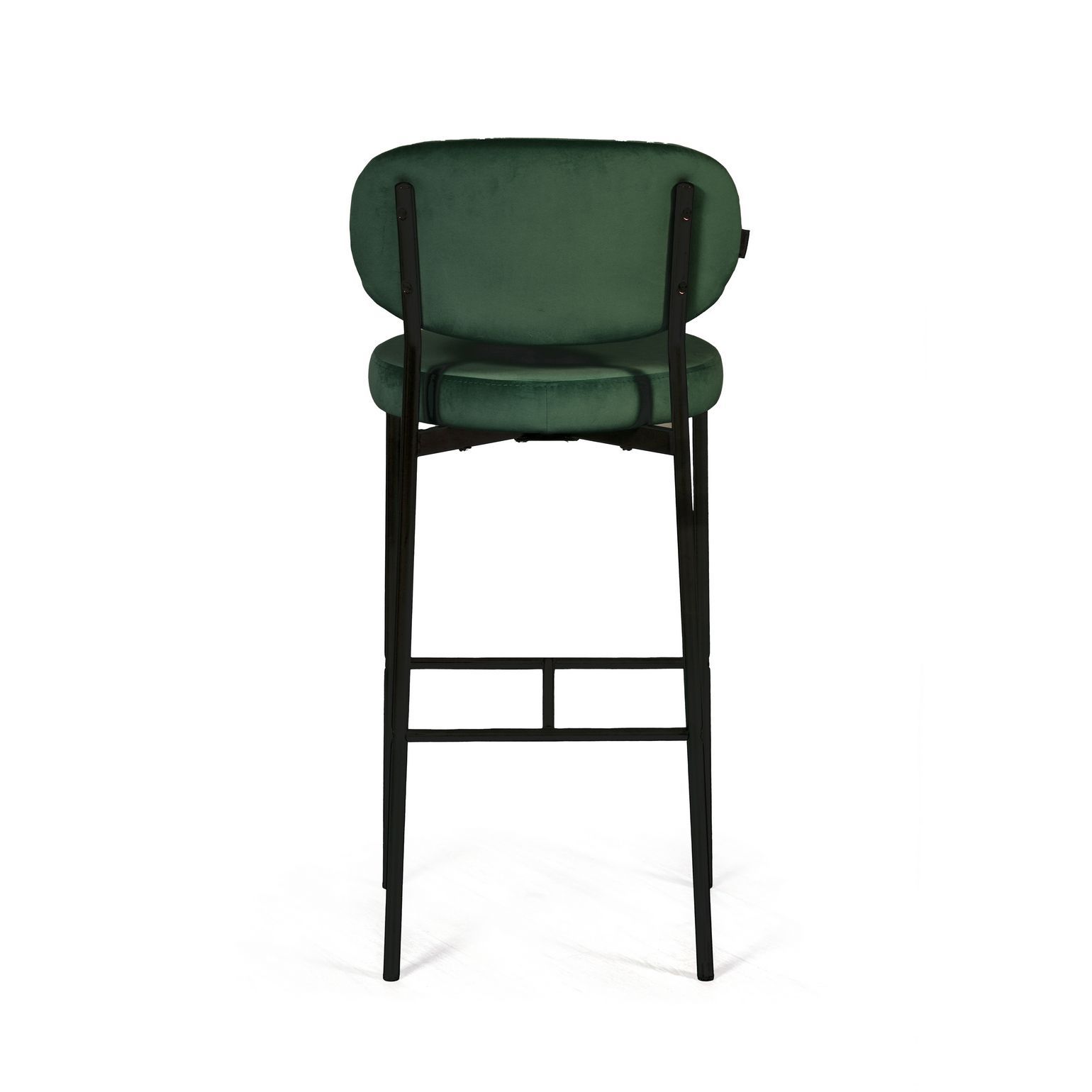 Стул барный Мейсон, бархат зеленый 19