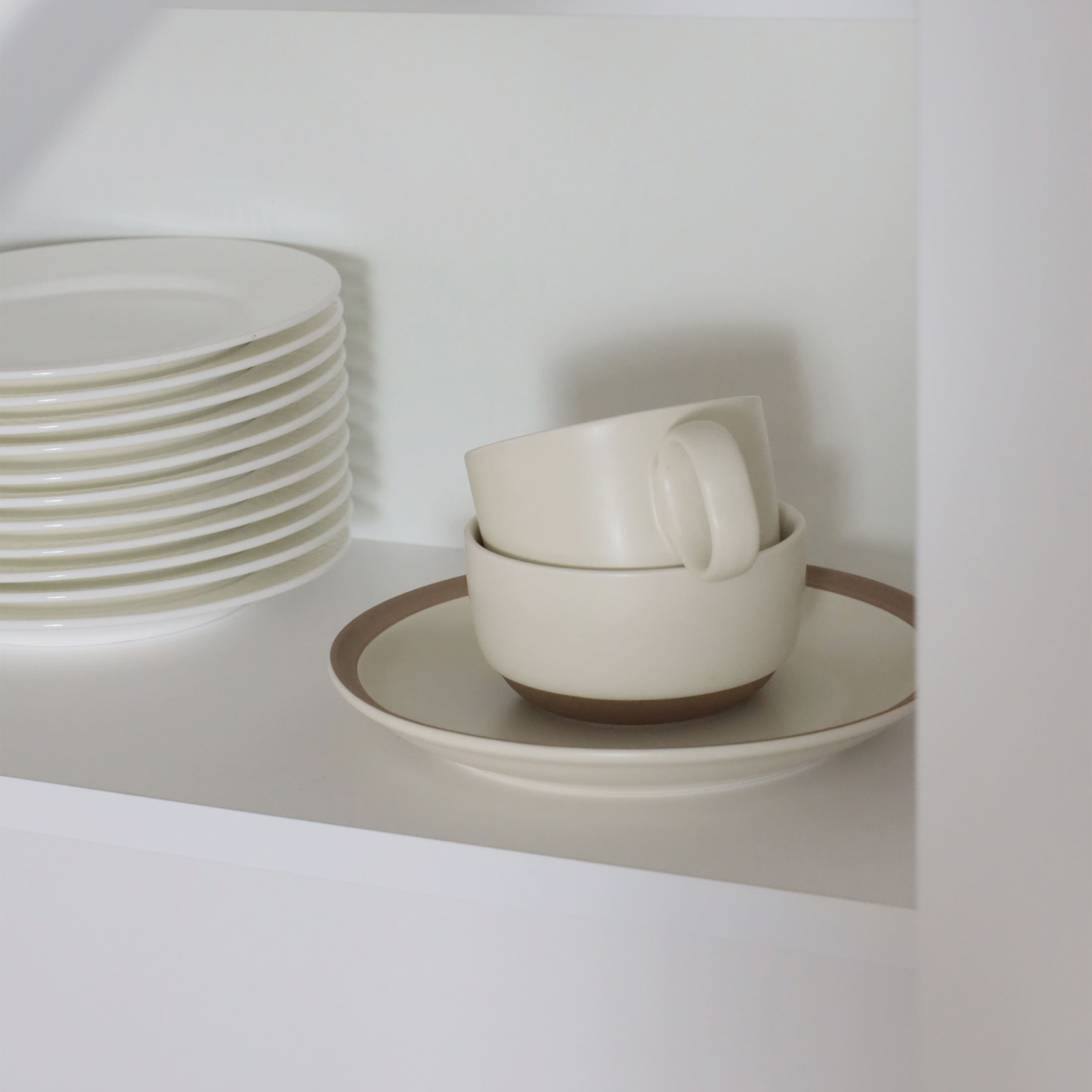 Блюдо SAND EDGE, керамика, белый, d21,5*2,8см