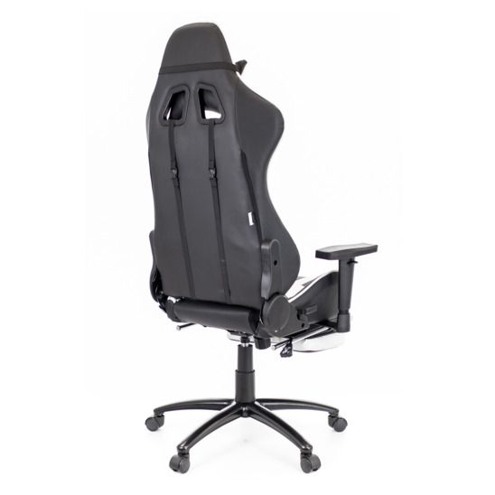 Кресло компьютерное Lotus S1 экокожа белый