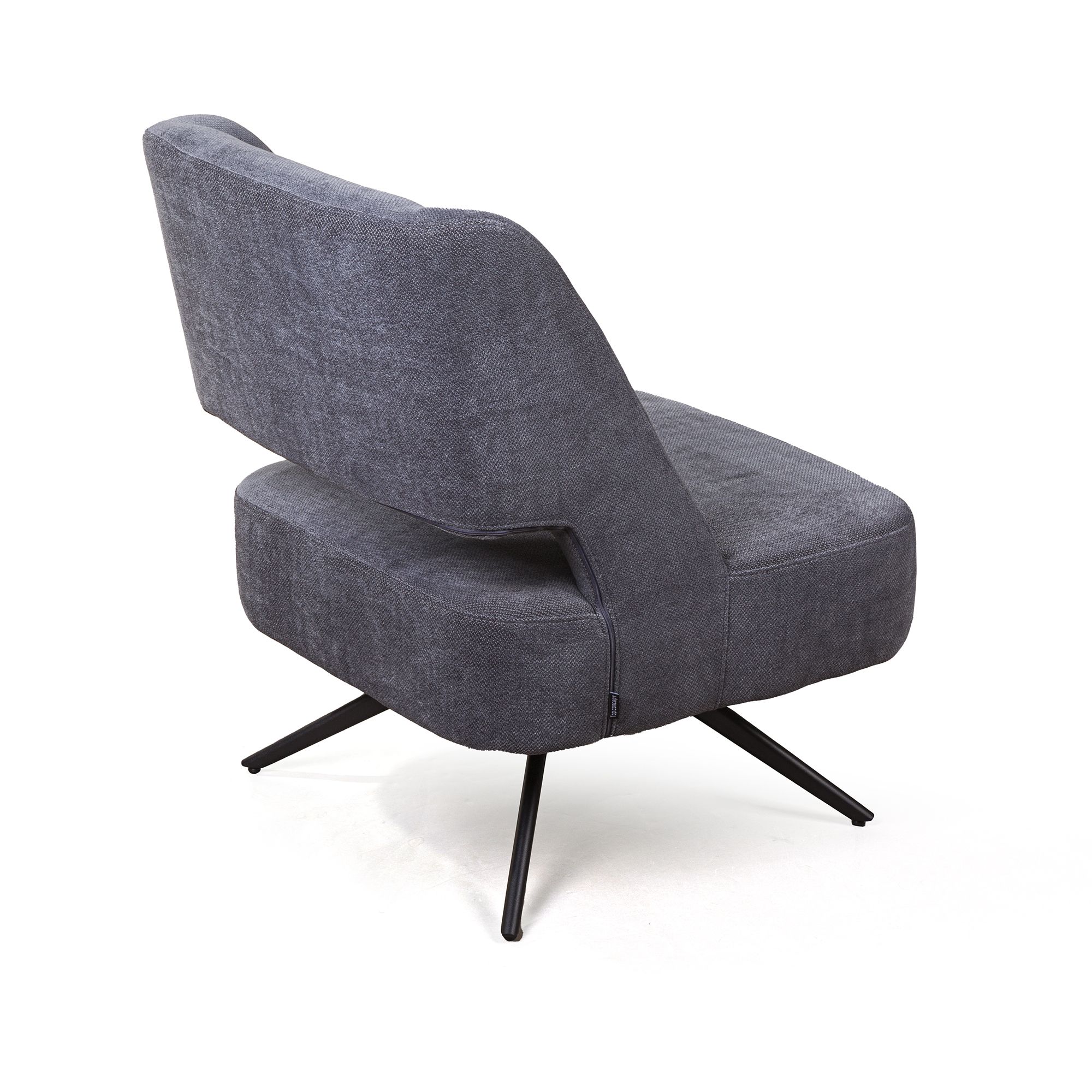 Кресло Молли, ткань серый