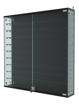 Витрина "АТРИУМ" настенная №4-2, Черный