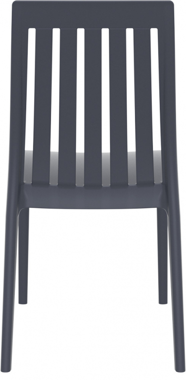 Стул пластиковый Soho темно-серый;темно-серый