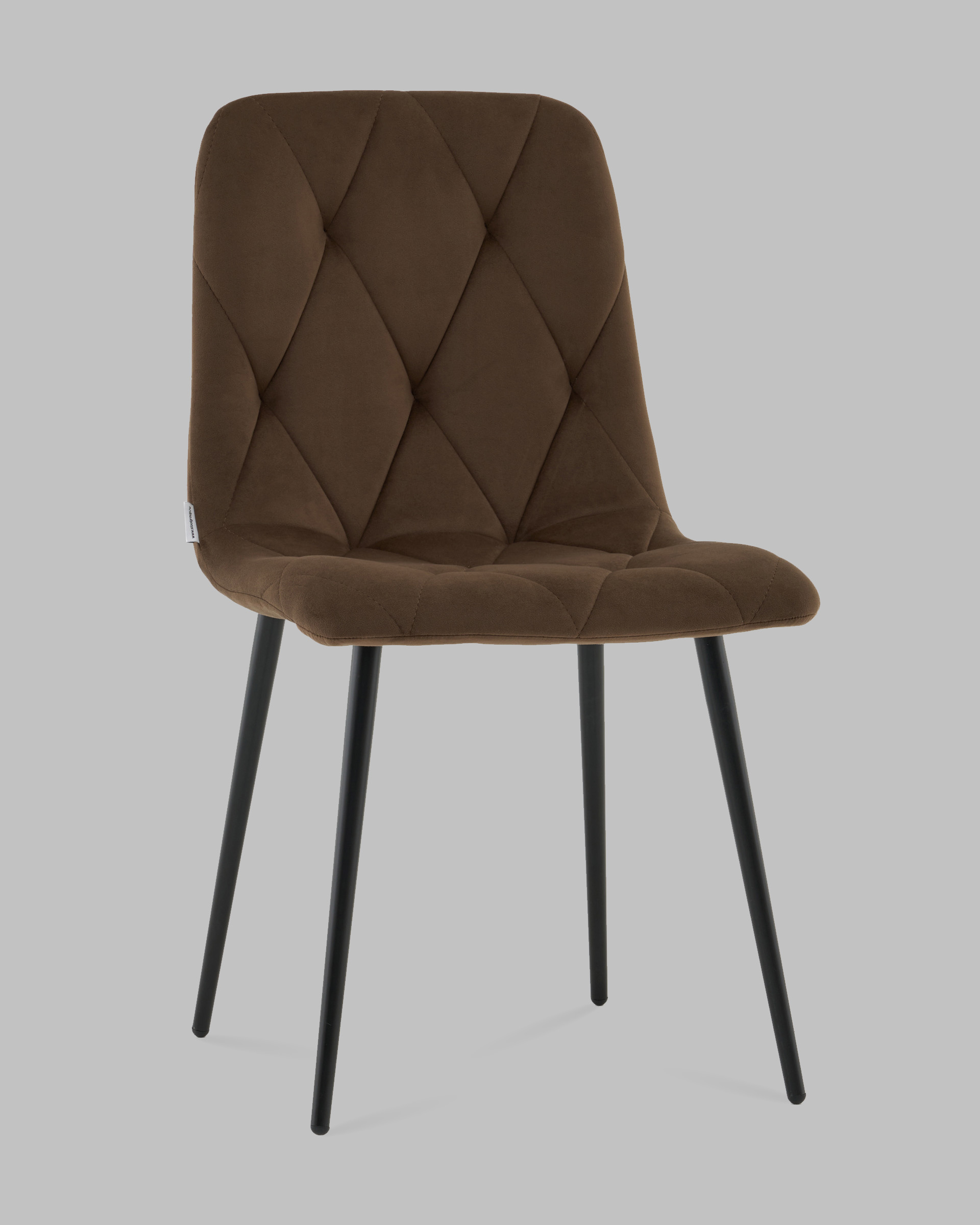 Стул Одди Diamond велюр коричневый
