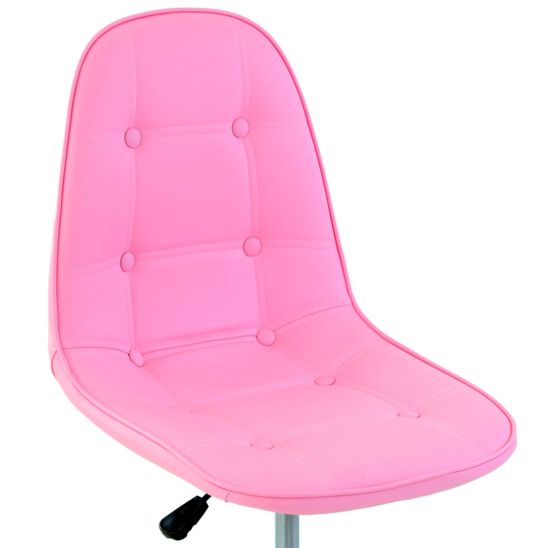 Стул Pulsante Roll экокожа розовая PU стул мастера на колесах