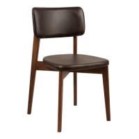 Стул Topas, экокожа коричневая Cometa dark Brown, старинный орех