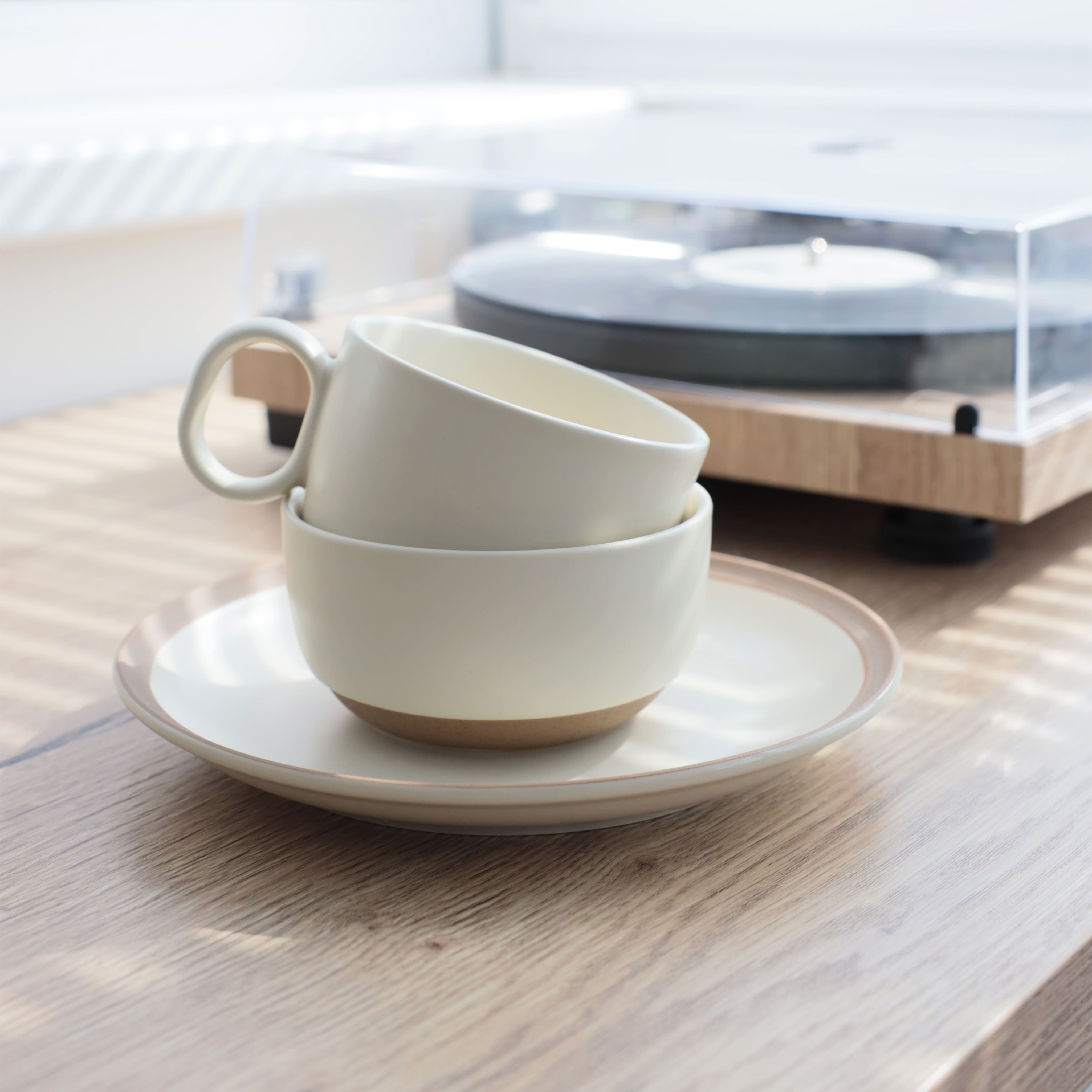 Блюдо SAND EDGE, керамика, белый, d21,5*2,8см