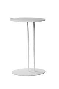 Журнальный столик Стоун овальный 015, белый (арт. 015 А015.2 D01)