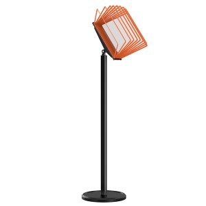 МАЧТА-03.А4.Bk/Or Демосистема напольная черная 10 оранжевых панелей А4