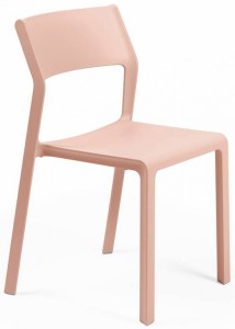 Стул пластиковый Trill Bistrot розовый