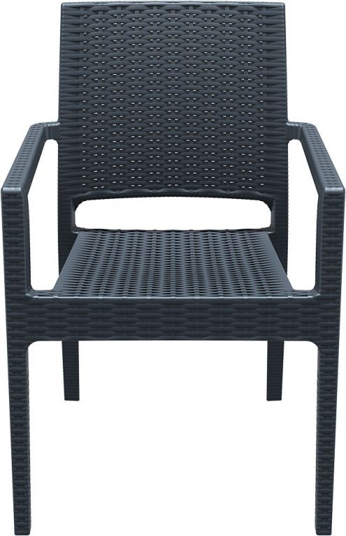 Комплект пластиковой мебели Miami Ibiza антрацит