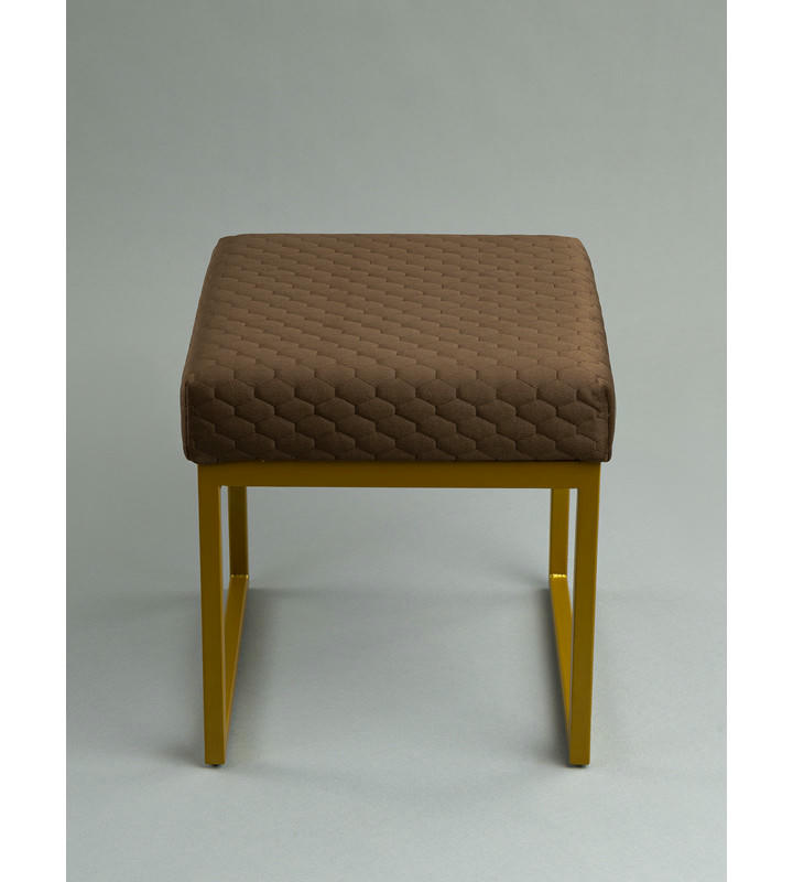 Банкетка Марсей 40-44 (коричневый/золото)