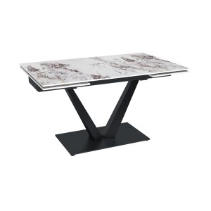 Стол раскладной Малибу (140+40+40), керамика глянцевая Patagoniya