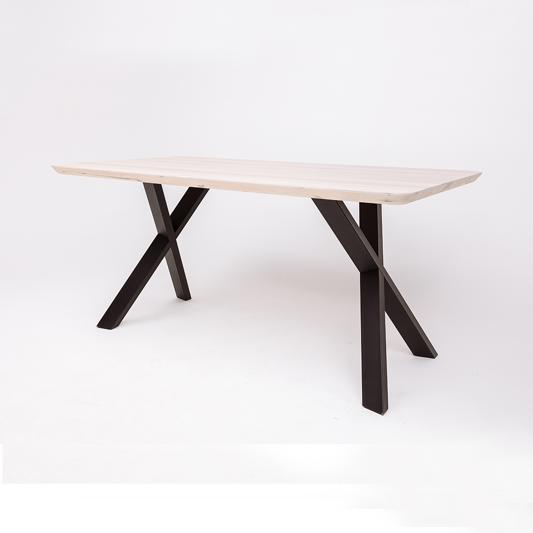 Стол Катмай, дуб беленый, массив