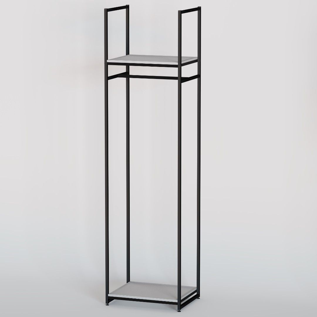 Стеллаж для одежды A2260-02-ЧБ 220х60х45