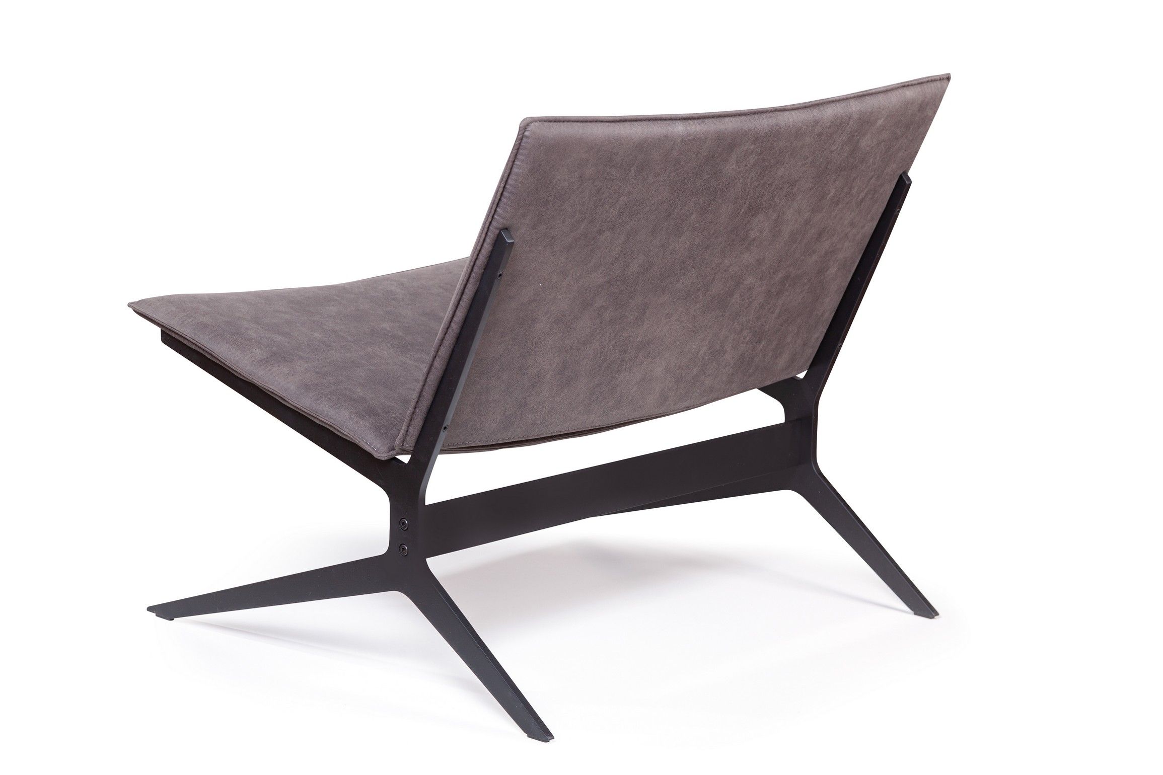 Кресло Флай, замша серый