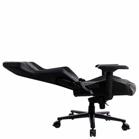 Кресло BRABIX PREMIUM "Core GM-160", мультиблок, 4D подлокотники, литой поролон, черное/серое, 532952