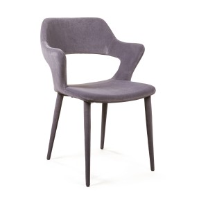 Стул Вудди, бархат антрацит