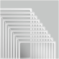 Панель для демосистемы белая формат А4 (10шт.)