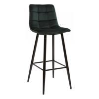 Барный стул Lecco темно-зеленый