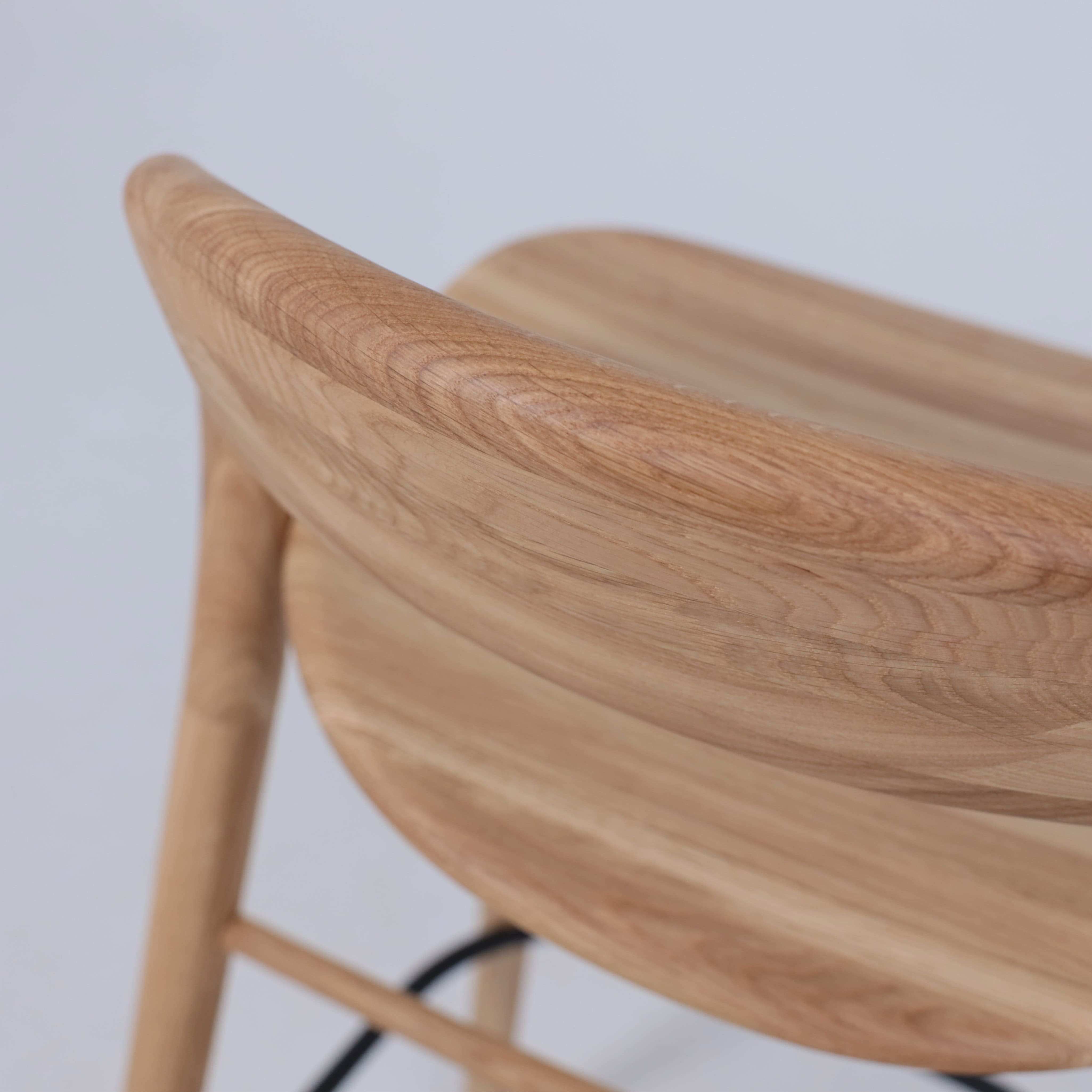 Стул барный Мэри, дуб натуральный, массив дуба