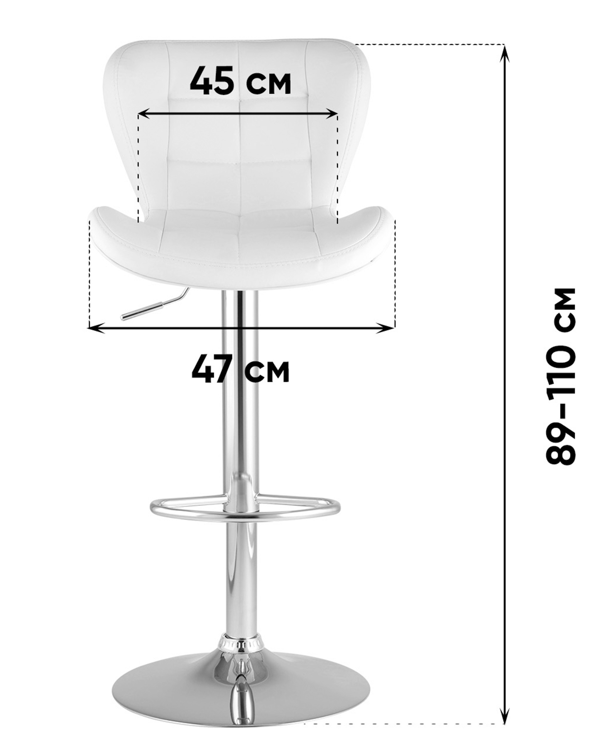 Стул барный ПОРШЕ серый