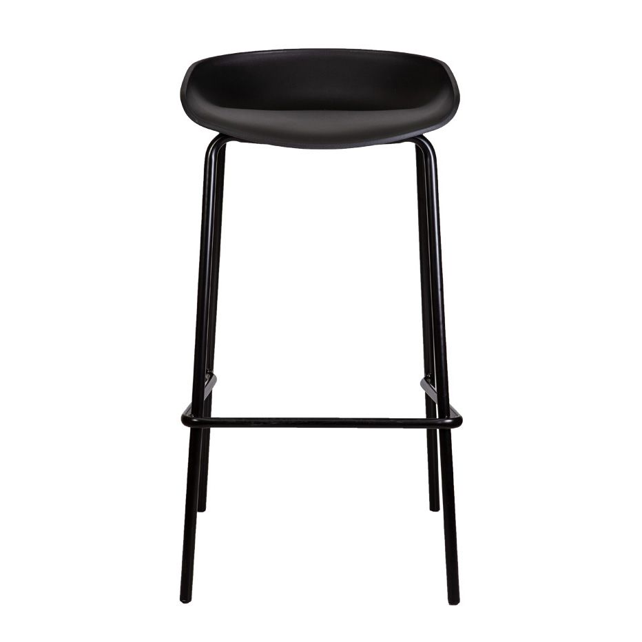 Стул барный Marcel, черный, пластик