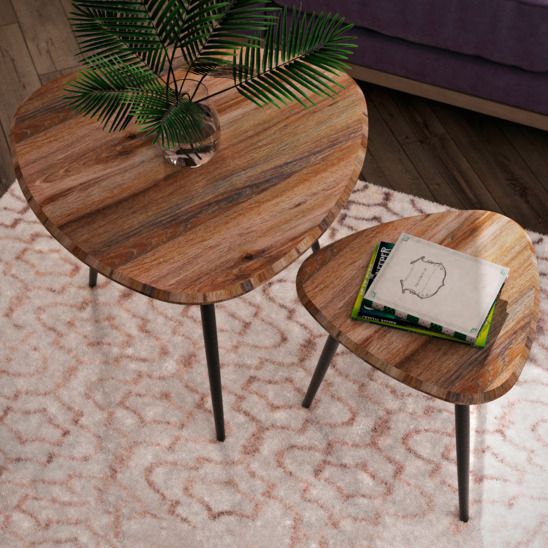 Кофейный столик Финика M Дуб бомонт лофт