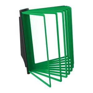 АККОРД-01.А4Bk.Gn Демосистема настенная черная 10 зеленых панелей А4