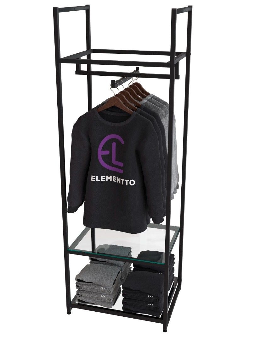 Стеллаж для одежды в стиле Лофт A1760-08