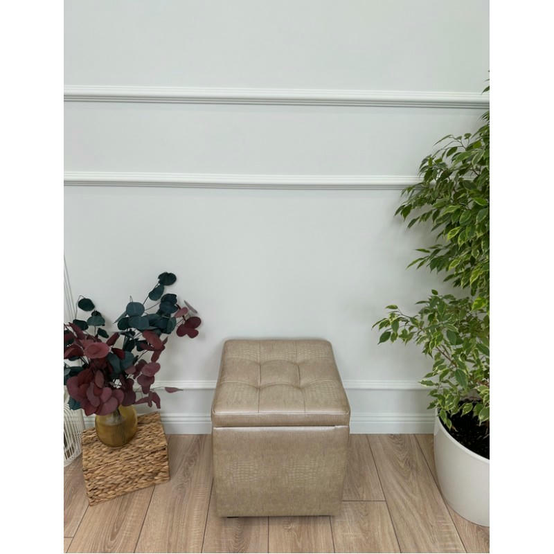 Пф-400-Я Кожа (бежевый крокодил)