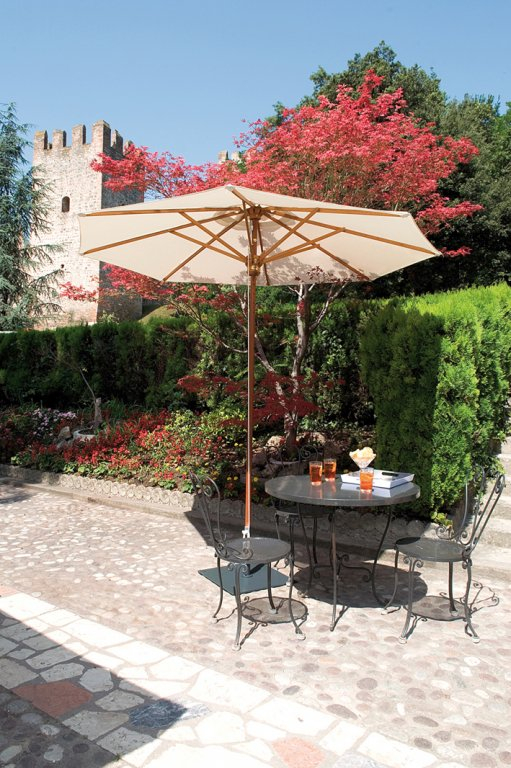 Зонт профессиональный Ø3 м Palladio Standard натуральный, слоновая кость