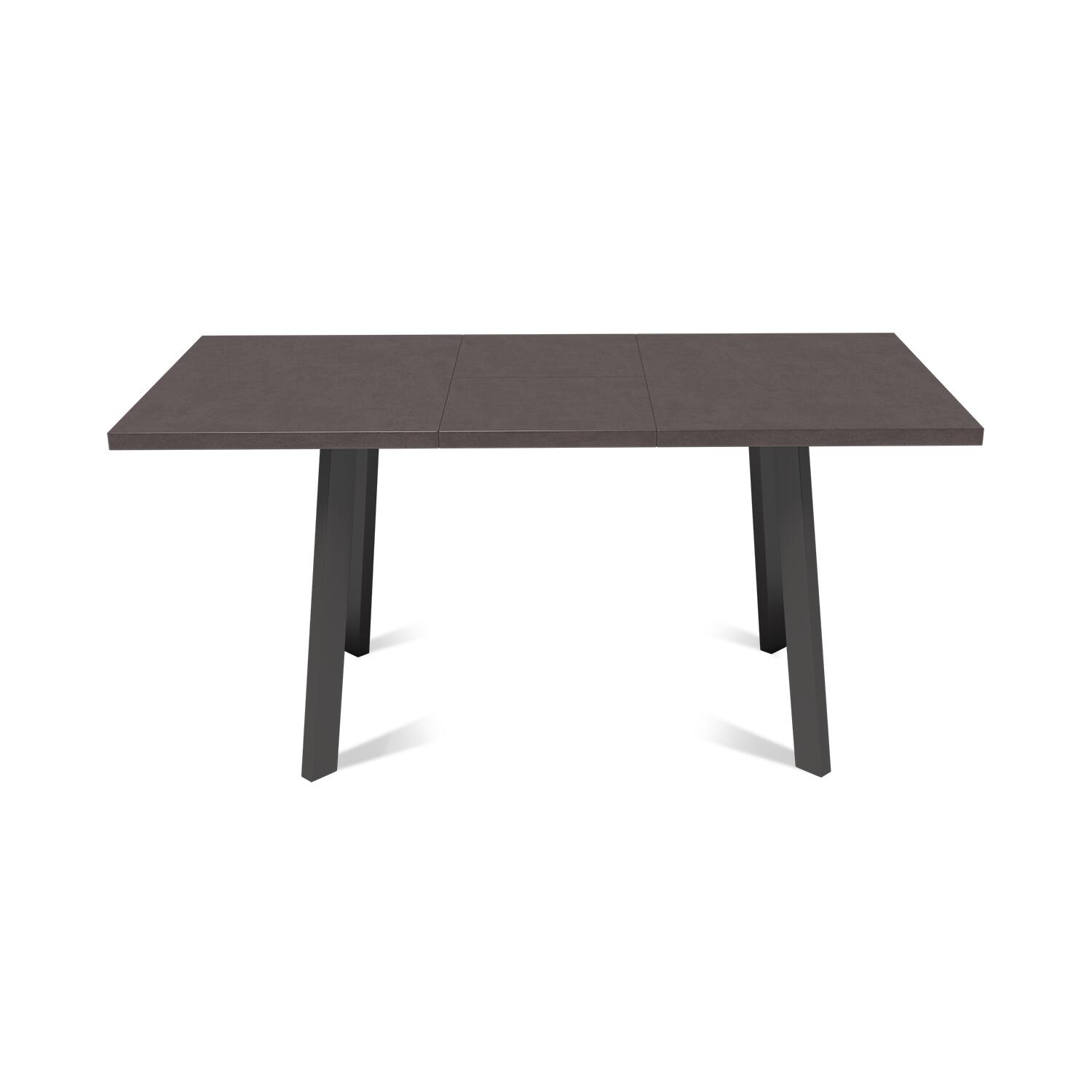 Стол Тео раскладной (120+40), камень темный