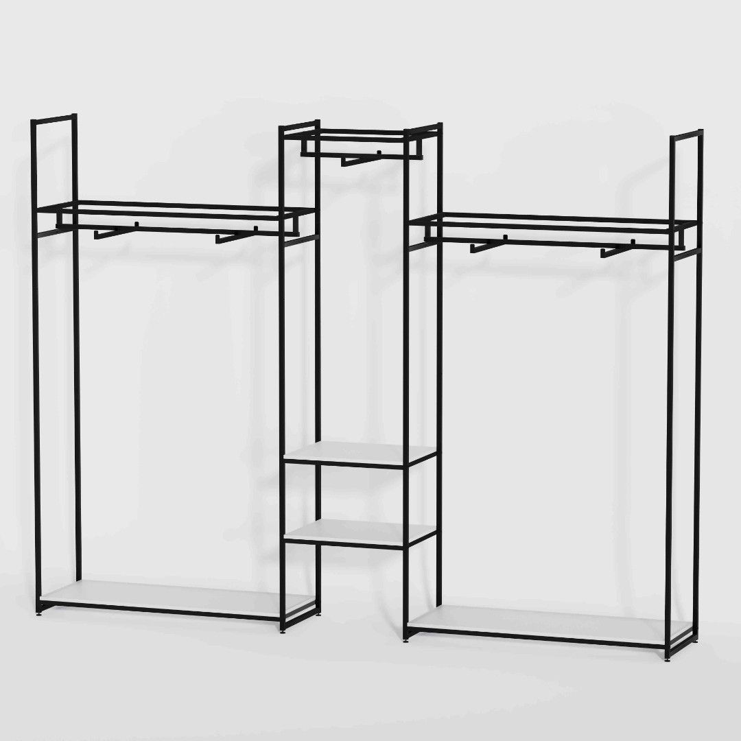 Стеллаж Лофт для одежды К-2206