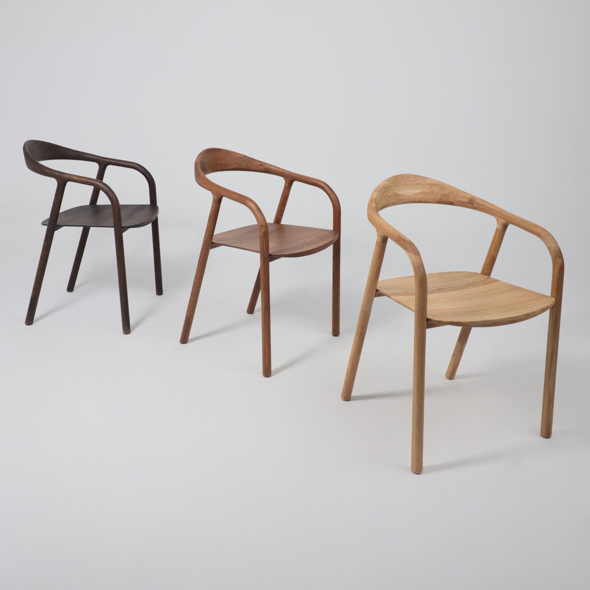 Стул Био, покрытие бесцветное, массив дуба