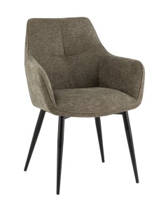 Стул обеденный Lynet рогожка серо-зеленый