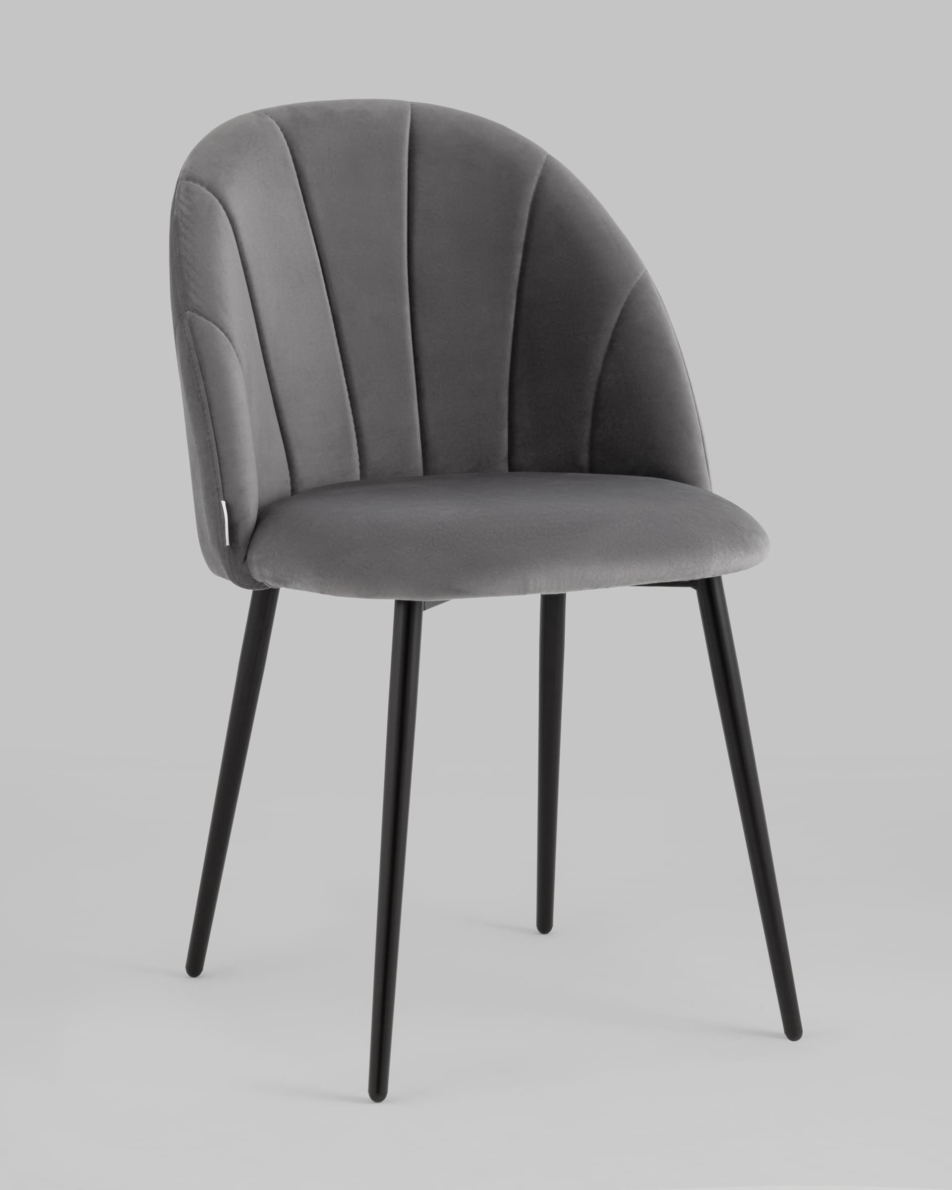 Стул Логан NEW велюр серый