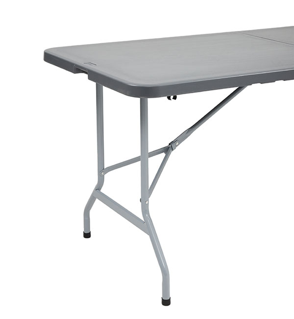 Стол-книжка пластиковый разборный серый