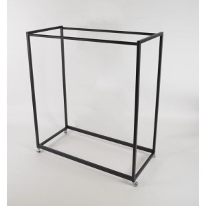 ВД-1500 Вешало двухстороннее с круглой черной верхней планкой