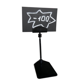 ПИК Держатель ценника h=100 (комплект 10 штук)цвет Черный