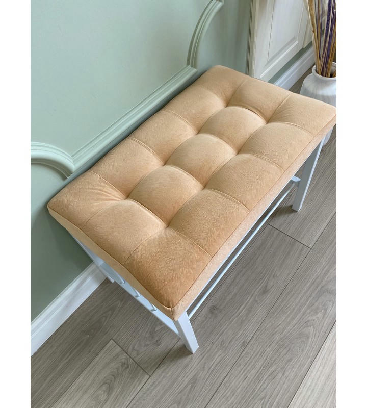 Банкетка Сканди-60 (персиковый/белый)