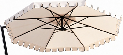 Зонт профессиональный Ø3.5 м Banana черный, натуральный, черный