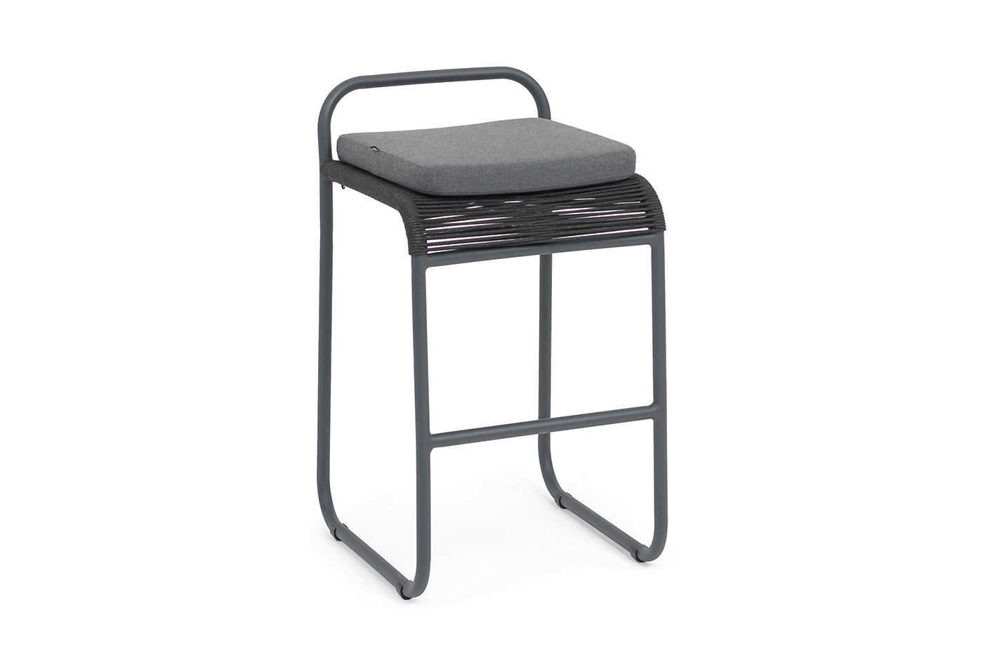 "Ането" стул барный плетеный из роупа