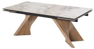 Стол МАНХЭТТЕН 200 PANDORA, керамика / Дуб Галифакс