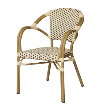 "Кабри" плетеный стул из искусственного ротанга, цвет бежево-коричневыйцвет бежево-коричневый