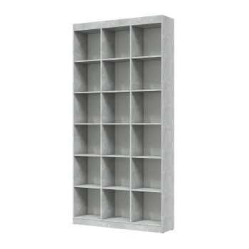 Стеллаж "СТАНДАРТ" №3A, Метрополитан Грей