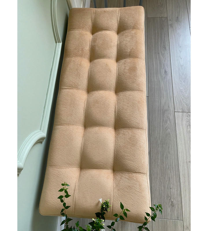 Банкетка Сканди-96-1 (персиковый/серый)