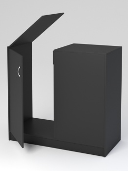 Прилавок-проход "Модерн" №1, Черный