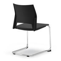 Стул пластиковый Gaius, на полозьях