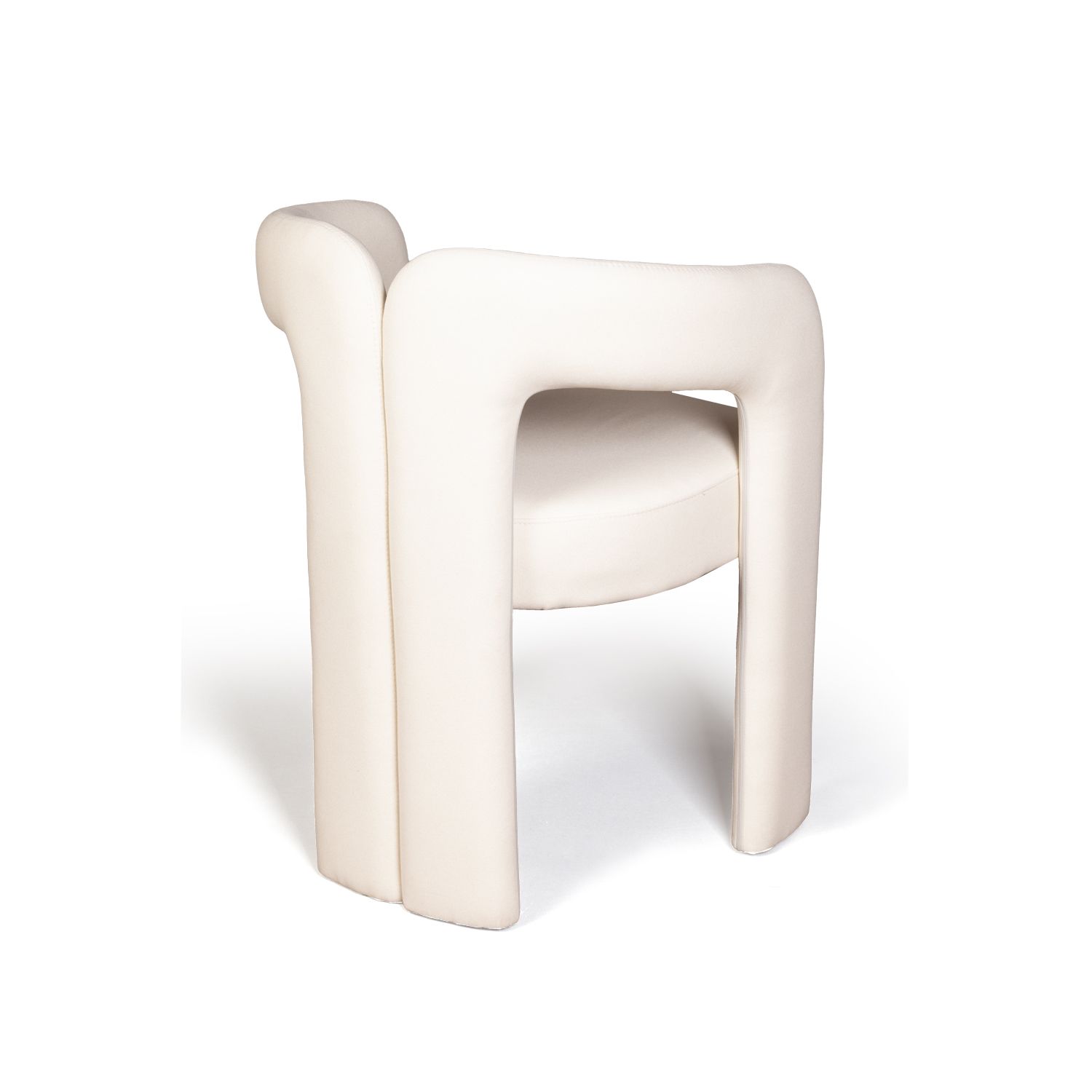 Полукресло Энджи, ткань, велюр молочный