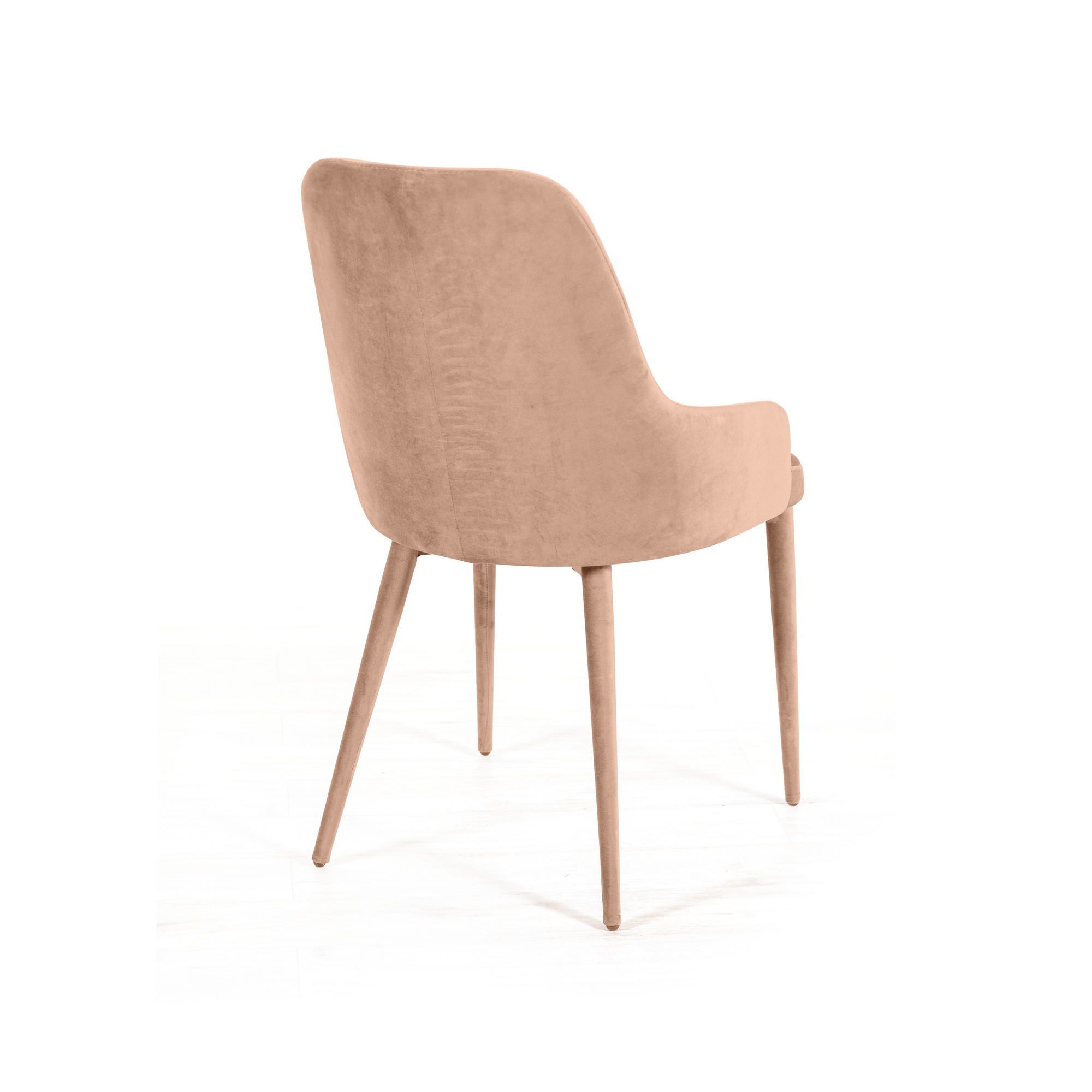 Стул Дуглас ромб, бархат бежевый 5